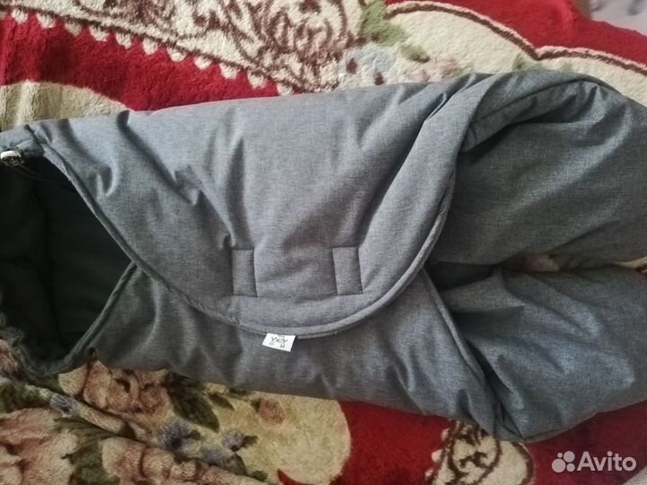 Конвертик на флисе, практически новый