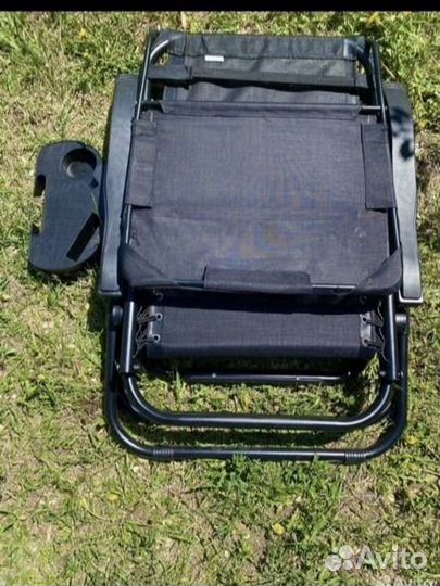 Шезлонг с крышей новый 1шт