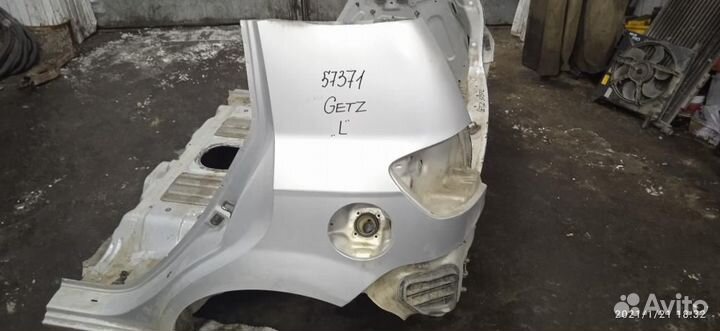 Крыло заднее панель задка Hyundai Getz