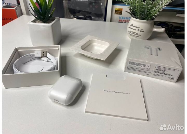 Беспроводные наушники Apple Airpods 2