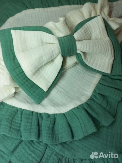 Детский муслиновый плед-конверт