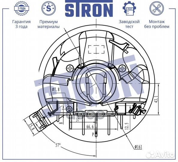 Вентилятор отопителя, renault Twingo II (CN)