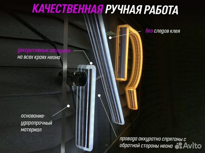 Неоновая вывеска на заказ