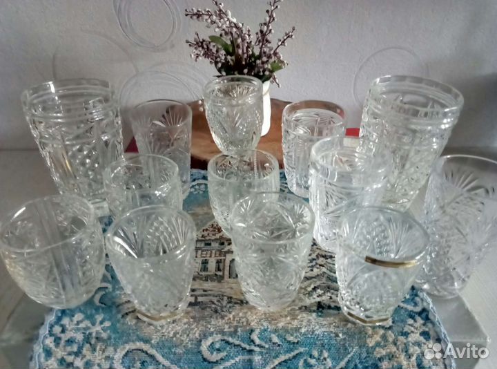 Хрустальные рюмки СССР