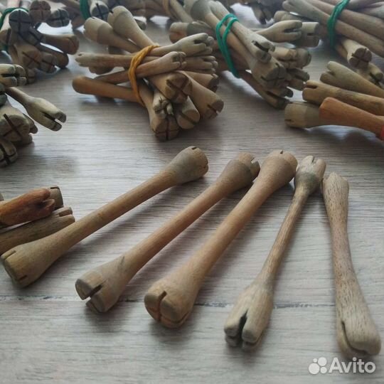 Коклюшки из бамбука для хим завивки