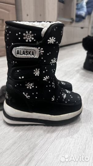 Сапоги зимние для девочки 26,27