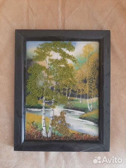 Картина из натурального камня новая