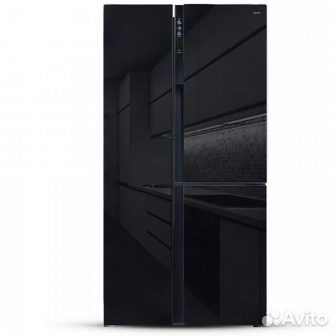 Холодильник ginzzu NFK-475 черный в наличии