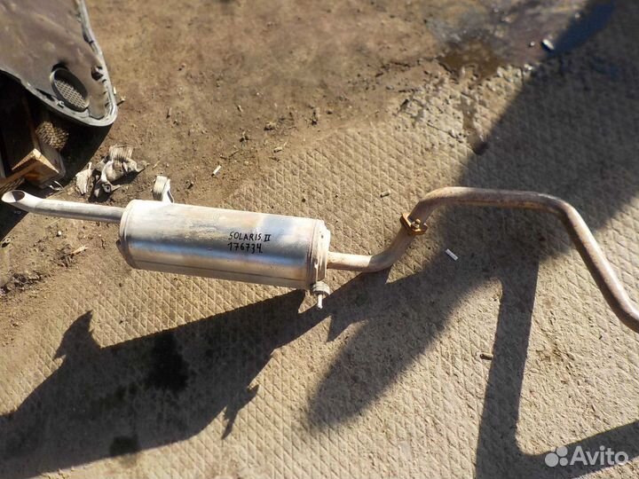 Глушитель hyundai solaris 2