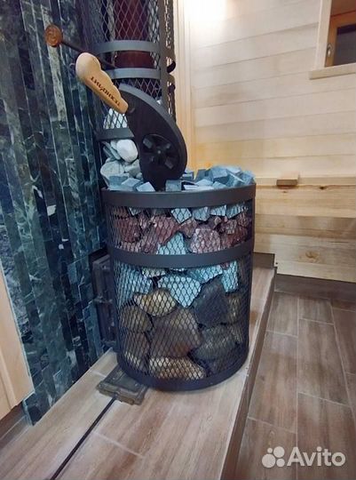 Чугунная печь банная Авангард зк 25 (П2) ураган