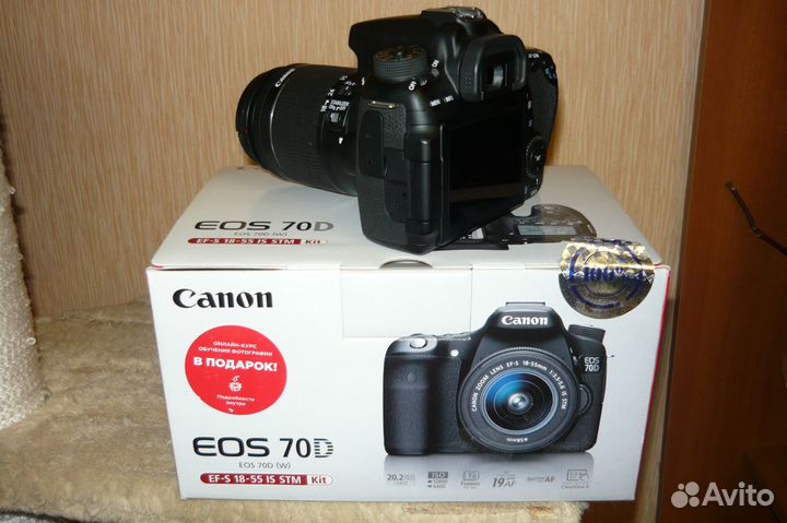 Canon 70D(W) KIT (рст) (made in japan)