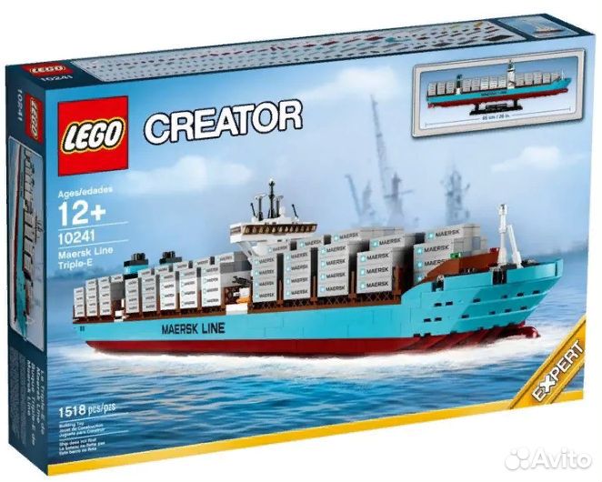 Lego Creator 10241 - Контейнеровоз Maersk