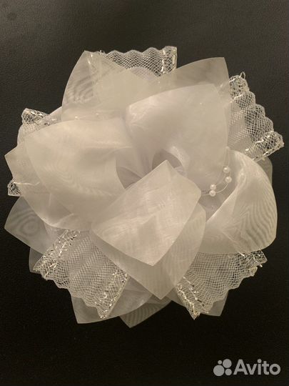 Банты белые для волос