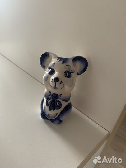 Фигурка мышка мышь гжель