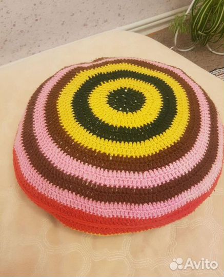 Продам коврики, тапочки, подушки ручной работы