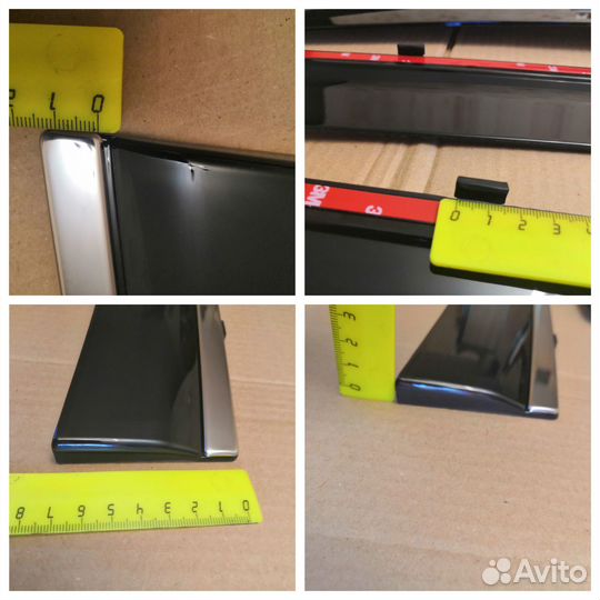 Дефлекторы-6шт-Original Логотип+Молдинг Carnival-4