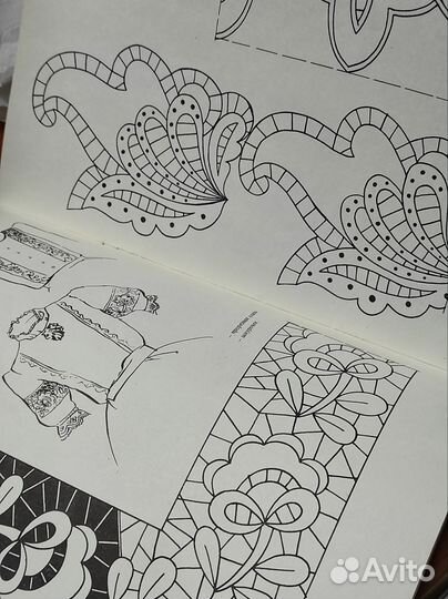 Схемы вышивки Ришелье СССР