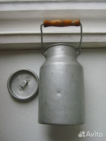 Бидон из алюминия с крышкой