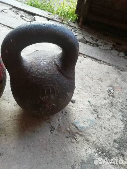 Гиря 16кг и 32кг