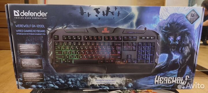 Игровая клавиатура с подсветкой defender