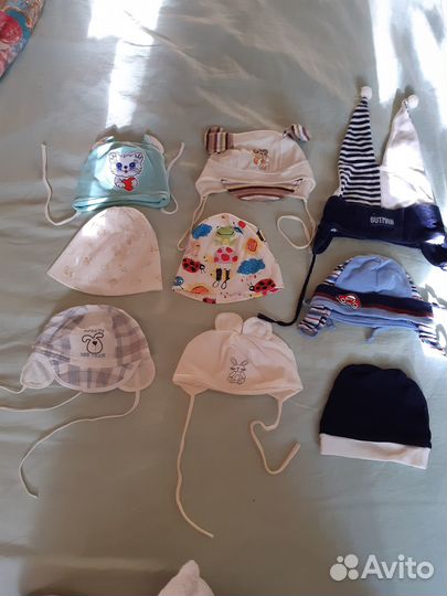 Шапки детские летние, демисезонные