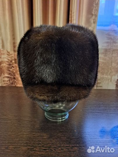 Норковая шапка мужская 58 размер