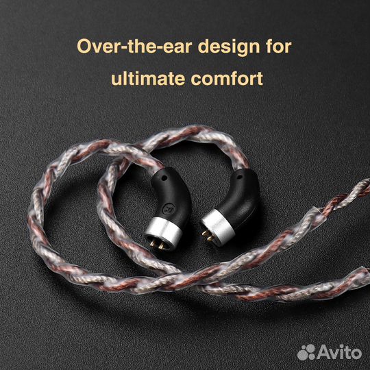 Кабель для наушников TRN RedChain (Hi-res)