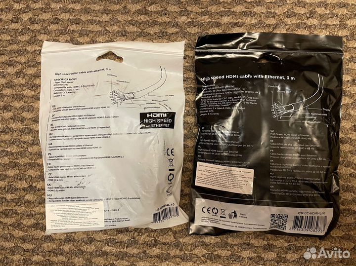 Кабель hdmi 3 метра