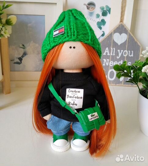 Интерьерная кукла ручной работы