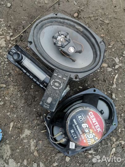 Магнитола Sony с колонками