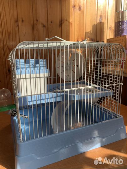 Клетка для грызунов с принадлежностями