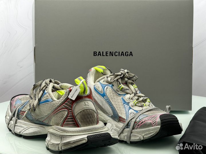 Кросовки Balenciaga 3XL Sneaker White Blue Red