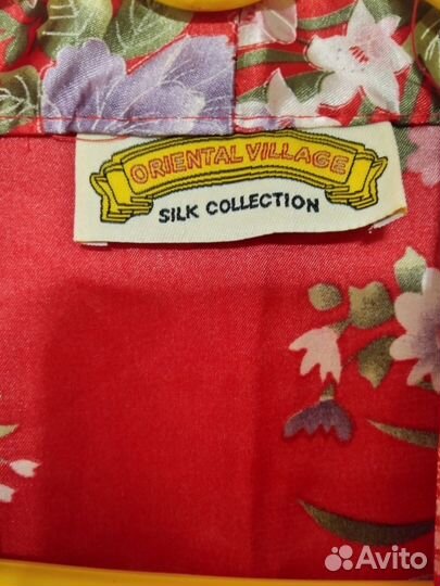 Халат женский шелковый