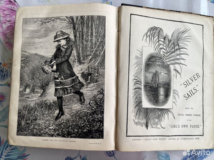 Старинная книга 1881 года на англ. языке