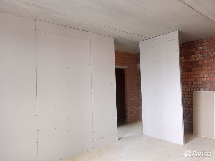 Полы, перегородки и прочие виды работ