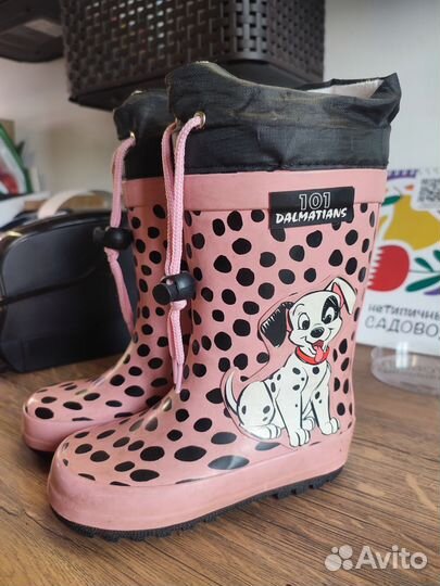 Резиновые сапоги для девочки 24