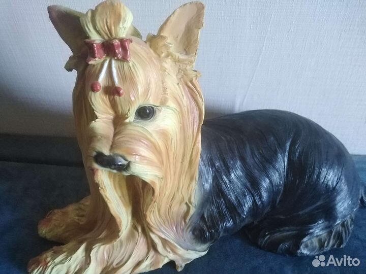 Йоркширский терьер, керамическая статуэтка