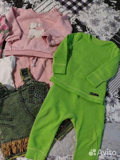 Детские вещи пакетом на девочку 86
