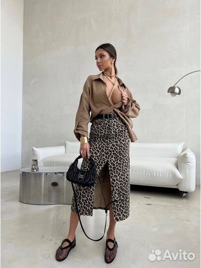 Летние джинсовые юбка тянушый ткань