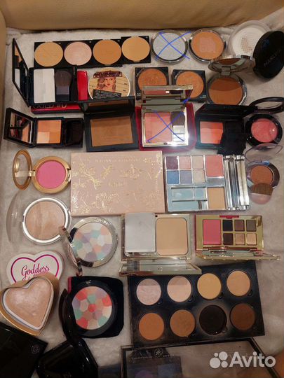 Пудра,румяна,бронзер