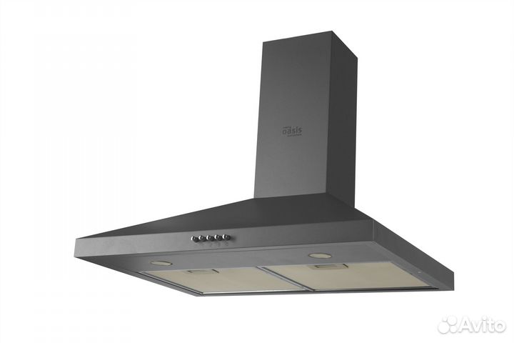 Вытяжка каминная oasis KB-60G серый