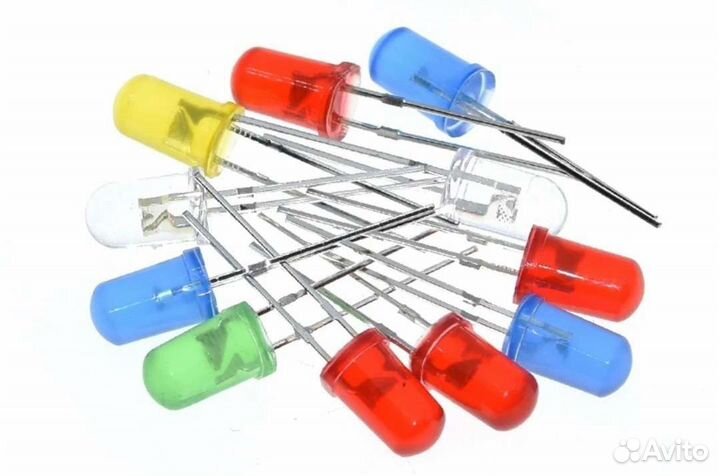 Набор светодиодов разных цветов (50шт)