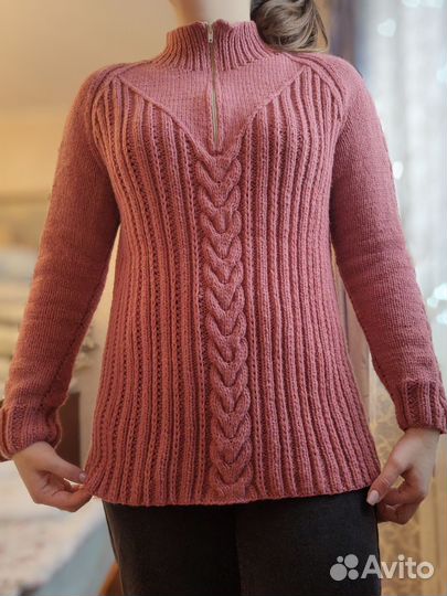 Свитер женский ручная вязка