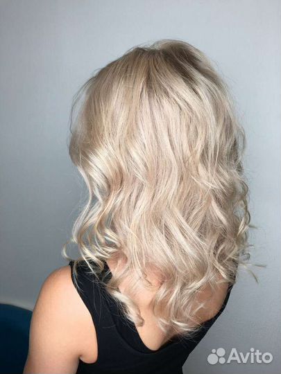 Парикмахер, Окрашивание волос, Мелирование, Блонд