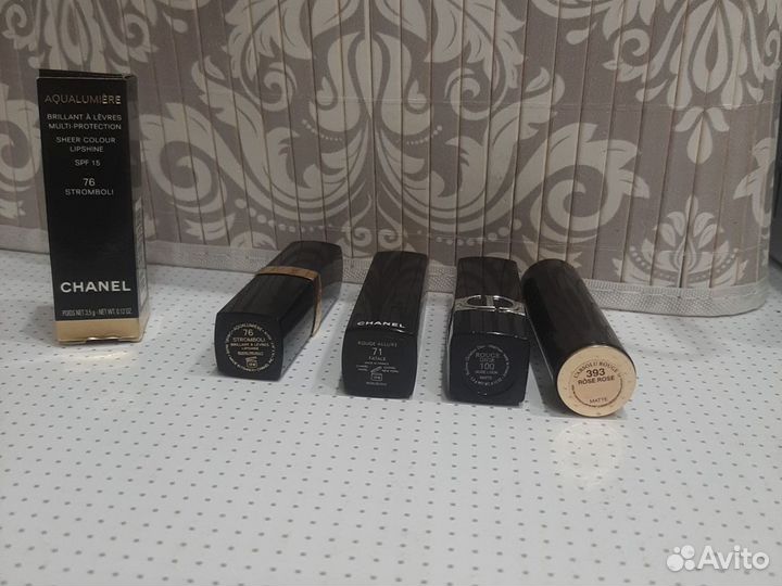 Помада chanel, lancome, dior