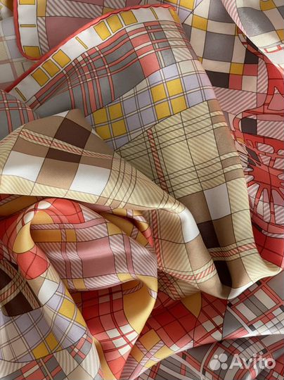 Hermes платок шелк 88х88