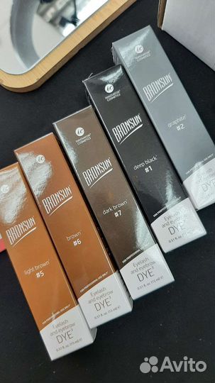 Краска для бровей и ресниц bronsun