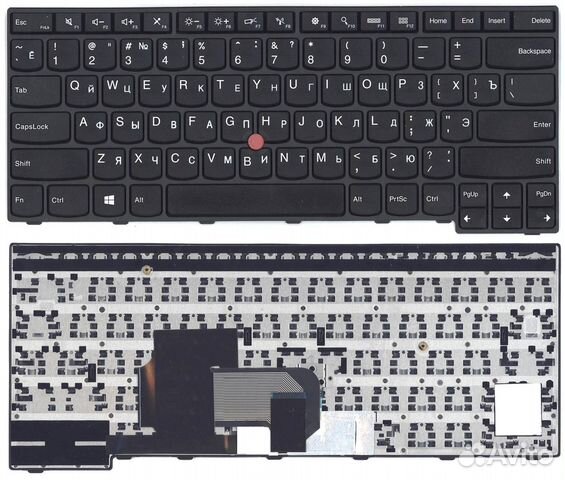 Клавиатура Lenovo ThinkPad E450 E455 E450C черная