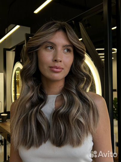 Модель на сложное окрашивание волос