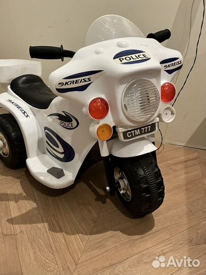 Детский мотоцикл на аккумуляторе бу
